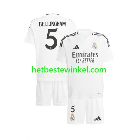 Real Madrid Jude Bellingham 5 Voetbalshirts Kind Thuis 2024-25